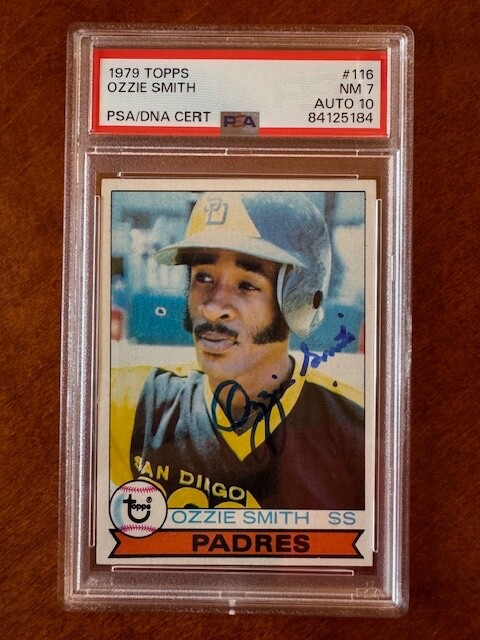 1979 OZZIE SMITH PSA 10 AUTO