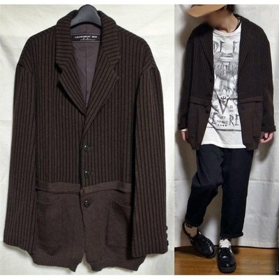 Lautreamont Men High Sensitivity Knit Switching Jacket | eBay