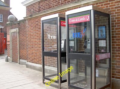 Foto 12x8 alte und neue Telefone Sidmouth Das alte Postamt im Pfarrhaus Roa c2014