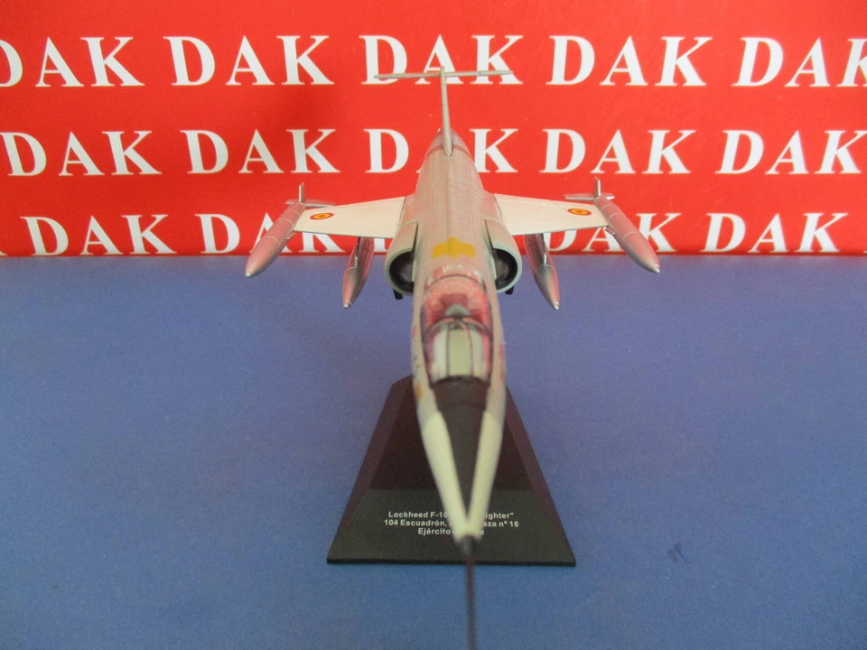 Die cast 1/72 Modellino Aereo Aircraft Lockheed F-104G 104 Squadron 1965 Spain - Immagine 4 di 4