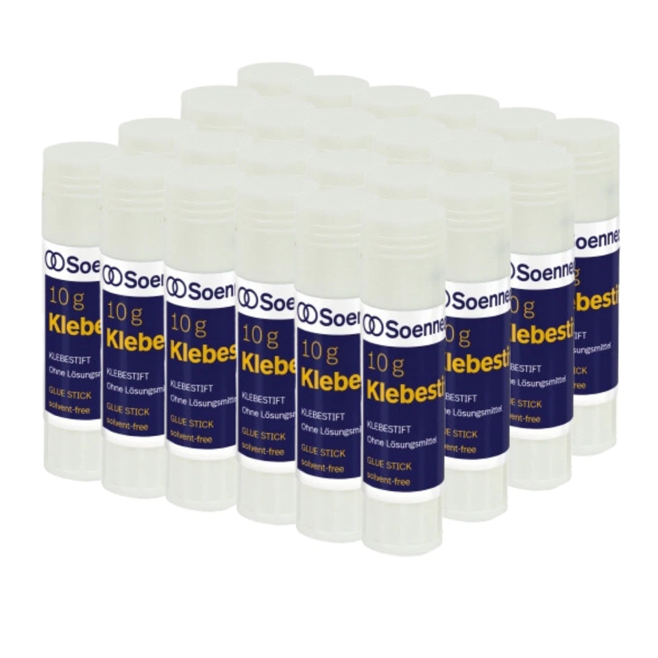 24 x Klebestift 10g Kleber Soennecken Klebstoff Glue Klebestick Leim
