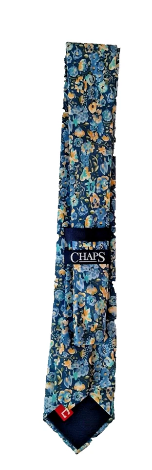Corbata floral azul Chaps Foto 4 de 4