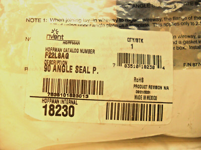 Hoffman -  F22LSAG Sealing Plate 18230 - Factory Sealed
