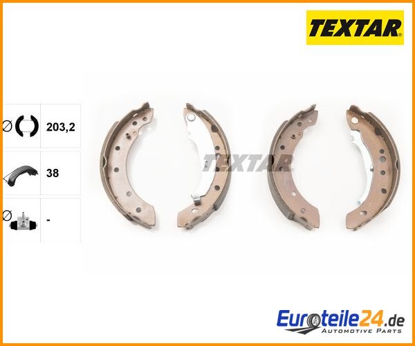 Bremsbackensatz Textar 91061800 FüR Peugeot 206 SchräGheck-image