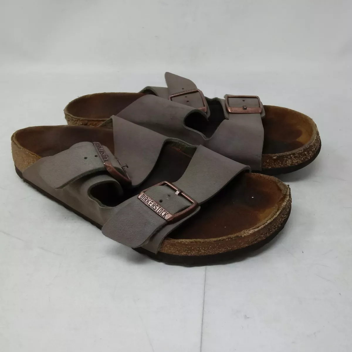 Women's, Birkenstock Arizona - Stone Birkibuc