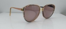 Vintage Sovereign Carole Peach Oval Sunglasses FRAMES ONLY Hong Kong