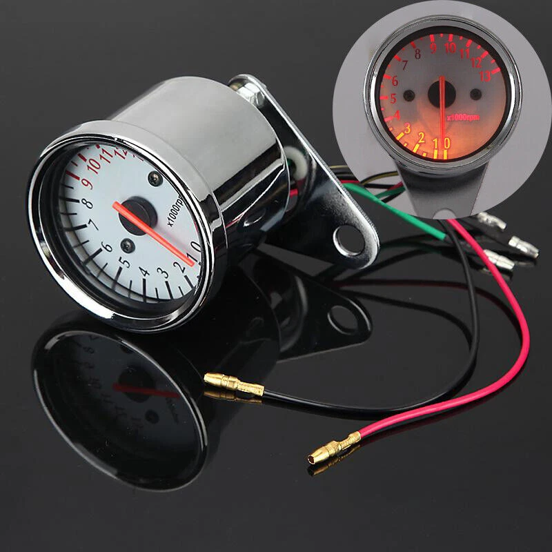 Motorcycle 13000RPM Tachometer Gauge For Honda Shadow Ace Classic VT 750 1100 - Image 4 of 4