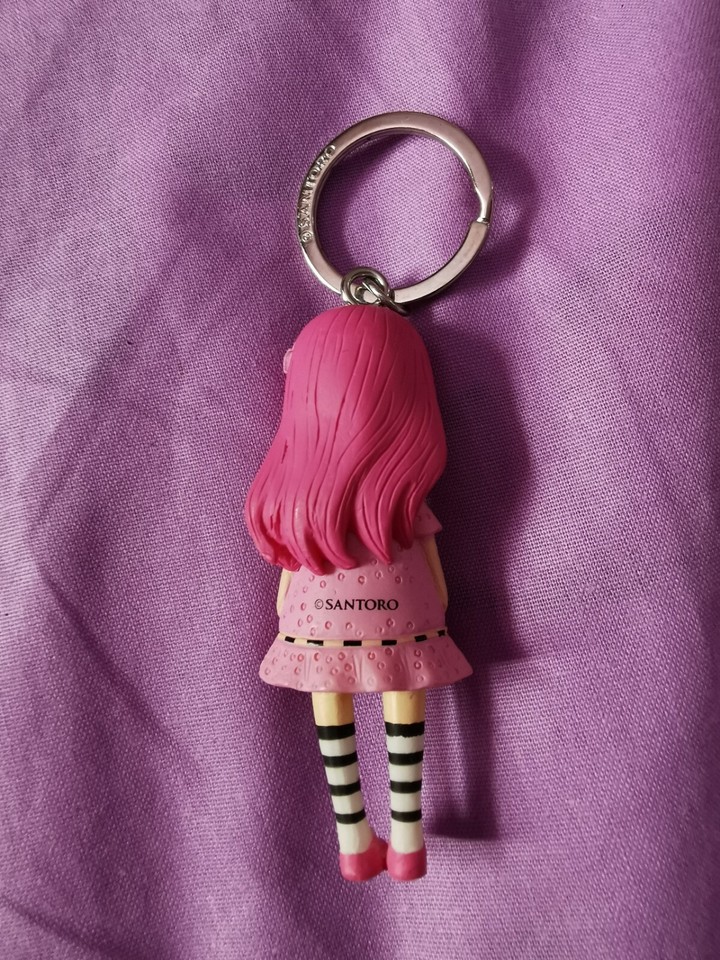 Santoro Gorjuss Sparkle and Bloom Cherry Blossom Pink Keyring NWOT eBay