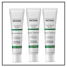Farmasi Eurofresh Whitening Toothpaste with Miswak & Dates – 130g, (3) Cool Mint