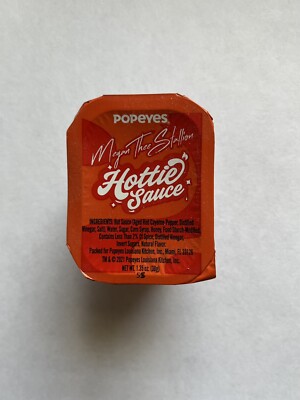 Megan Thee Stallion Popeyes Hottie Sauce~Limited Edition~Unopened~No Longer Sold