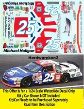 NASCAR DECAL #25 US COAST GUARD MICHEAL HOLIGAN 2000 MONTE CARLO J. NADEAU JWTBM