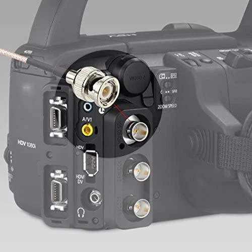 10 Stück BNC-Stecker auf DIN 1.0/2.3 75Ohm RG-179 3G HD SDI Vedio Kamerakabel 1m - Bild 7 von 9