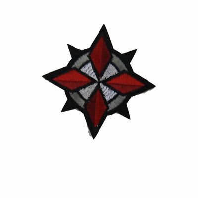 Resident Evil Umbrella Corporation USS Star Logo 3'' Tall Embroidered Patch