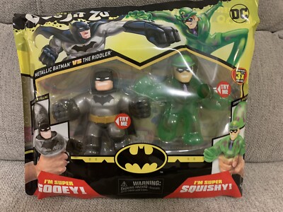 METALLIC BATMAN VS THE RIDDLER HEROES OF GOO JIT ZU DC Universe Gooey Stretchy