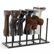 Boot Rack, 19.5 Inches Boot Rack Organizer Tall Boots, Stainless 1 Pack Black