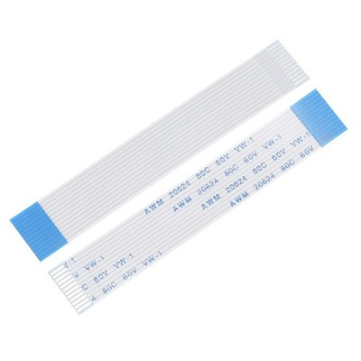 5pcs FFC Ribbon Flat Flexible Cable 12 Pins 0.5mm 50mm (B Type) for LCD Laptop