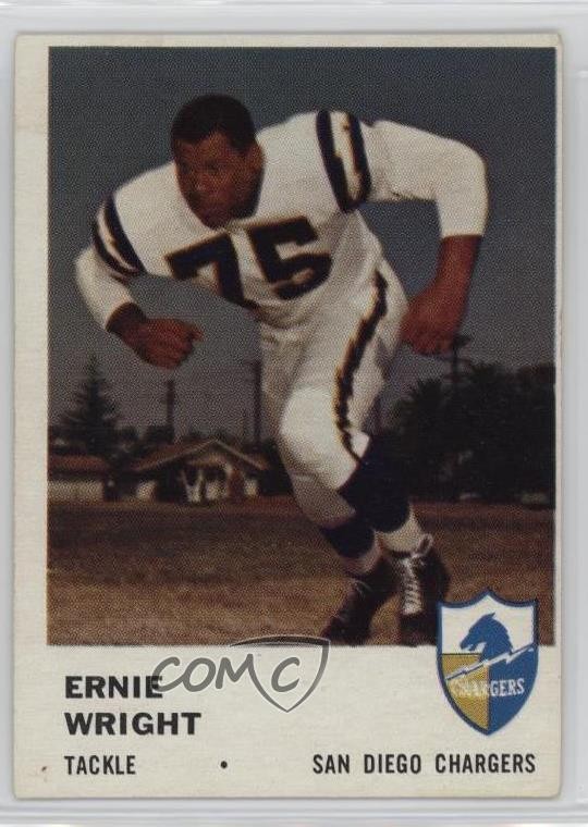 1961 Fleer Ernie Wright #161 Rookie RC