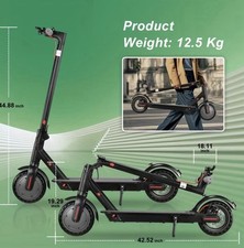 500W Electric Scooter Adult 10 Pneumatic Tires 15 MPH 21 Mile Range