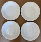 Set Of 4 White Fiestaware  Dinner Plates 10.5" Homer Laughlin USA Lead Free