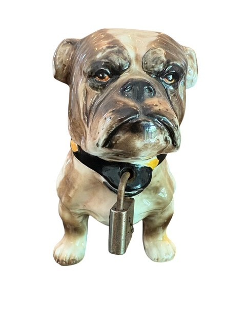 NAPCO  John English Bulldog  Collectible MCM  Antique coin bank