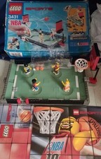 LEGO Sports 3431 Street Ball 2vs2 (missing one hoop and a bench mostly complete)
