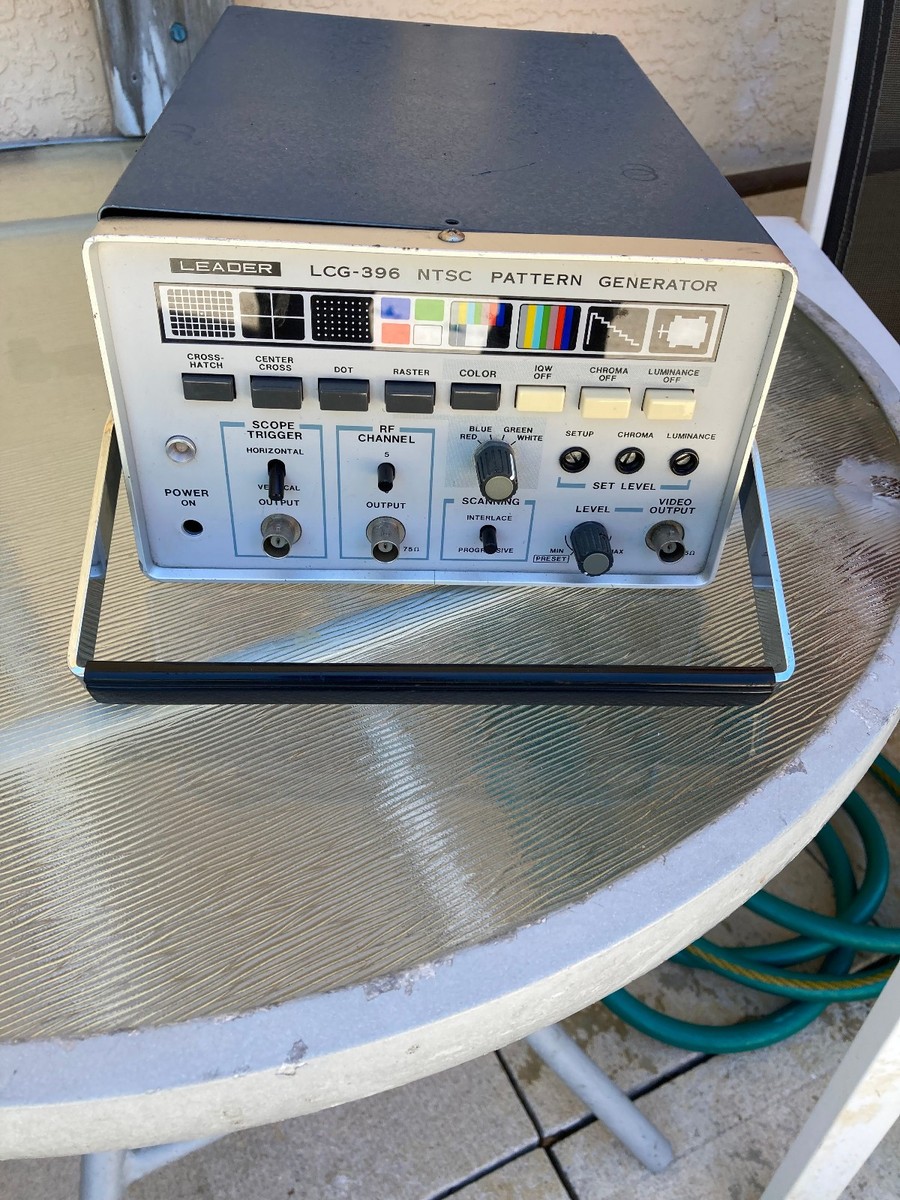Leader LCG-396 NTSC Pattern Generator – Untested- READ | eBay