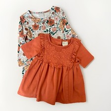 Rachel Zoe Unbranded Burnt Orange Neutral Girls Clothing Lot 24M / 2T