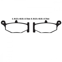 Bremsbelag EBC FA419V Hinten FüR Suzuki GSX 1300 RUF Hayabusa Bj. 2009-2012