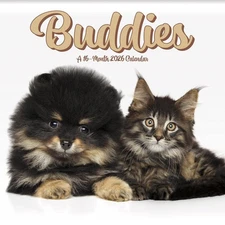 2026 Buddies Mini Wall Calendar