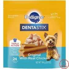 Pedigree Dentastix Dental Dog Treats with Chicken for Small Dog