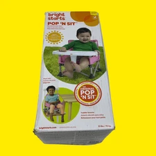 Bright Starts Pop N Sit Portable Booster Seat - Pink #6434 z25/8