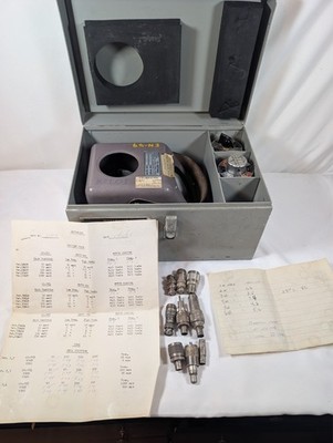 AN/URM-120型ワットメーター US Navy AN/URM-120 RF Wattmeter Kit w/ Slugs CU-753 Douglas