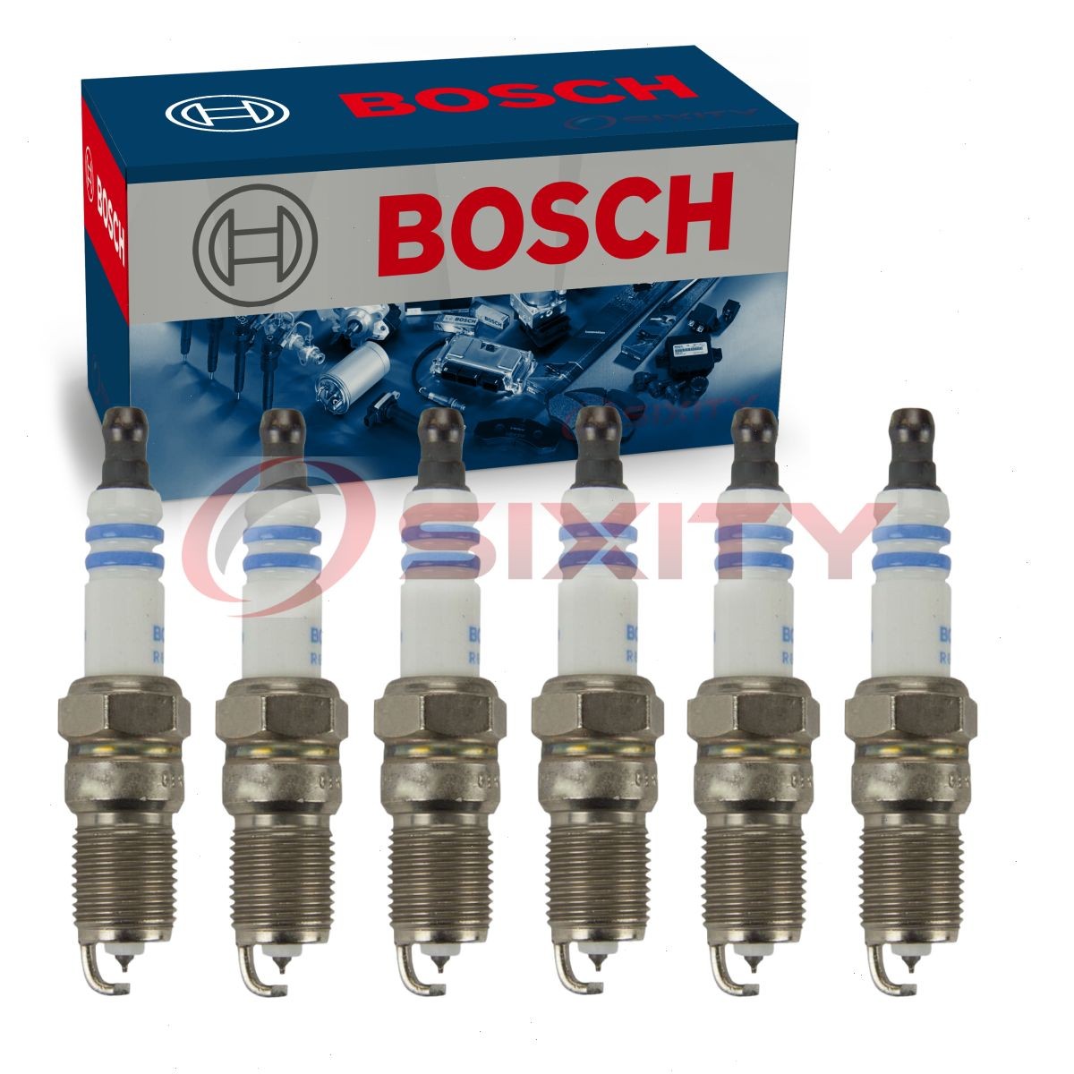 6 pc Bosch Double Iridium Spark Plugs for 2004-2007 Mercury Monterey 4.2L V6 kg