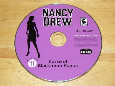 Nancy Drew 11 The Curse Of Blackmoor Manor PC CD-ROM DreamCatcher Her Int. 2006