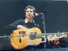 Leonard Cohen ręcznie podpisane zdjęcie z autografem
