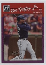 2023 Panini Donruss Retro 1990 Variation Holo Purple Ken Griffey Jr HOF 1e1b