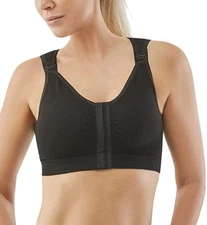 CAREFIX Bree Post-Op Bra Compression Front Closure Adjustable Straps Breast