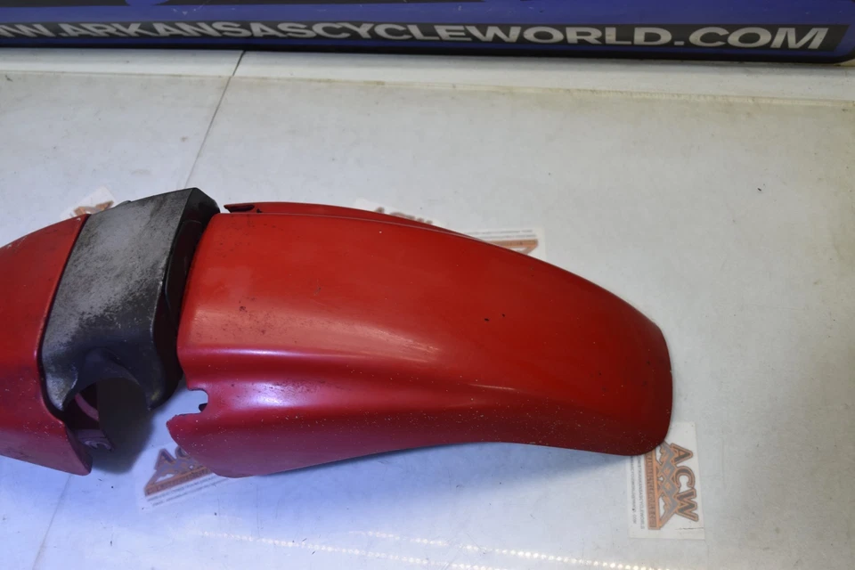 ED12 Rueda delantera guardabarros completo carrocería roja trabajo 1991 BMW K75 K 75 91 motocicleta Foto 4 de 4