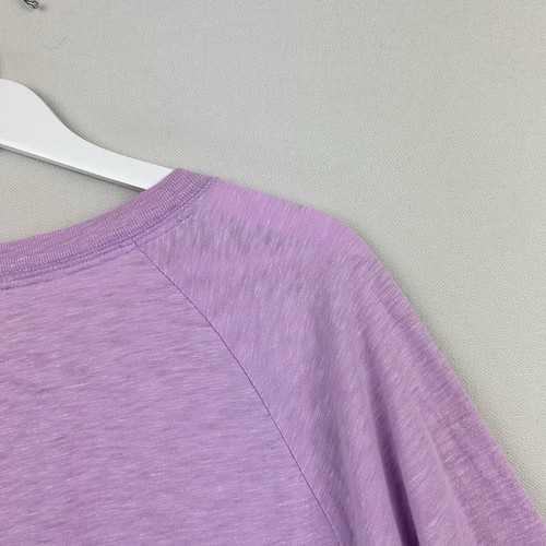 Pink Victoria's Secret Top Womens Large Purple Long Sleeve Crew Neck Casual - Picture 9 of 13