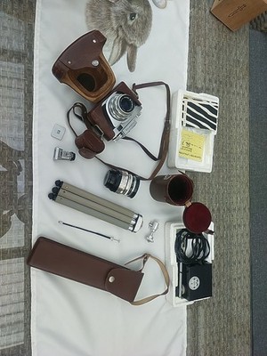 Alissa Altix DDR Kamera Set mit Meyer-optik Trioplan 1:2.9/50 Objektiv und mehr