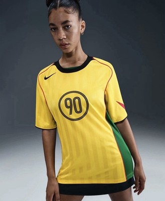 Size L - Nike X Total 90 Dri-Fit Soccer Jersey Yellow IB4218-719
