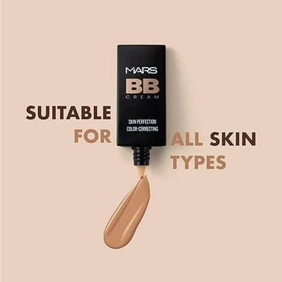 MARS BB Cream Lightweight Foundation | Blendable BB Cream for Women | Colour Cor