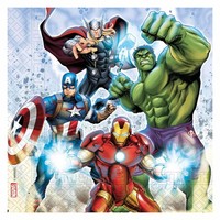 Procos - Papierservietten Fsc Marvel Avengers Infinity Stones (33 X 33 Cm, Doppe