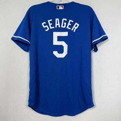 Corey Seager #5 Los Angeles Dodgers MLB Majestic Blue Jersey Youth