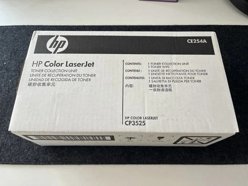 HP Color Laserjet CP3525 tonor collection unit and wipe CE254-00901