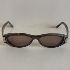 GUCCI GG2549/S NJ9 53mm Brown Horn Oval Sunglasses Made in Italy FRAME ONLY