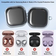 TPU Soft Protective Cover For Samsung Galaxy Buds 4/Galaxy Buds 4 Pro Wireless