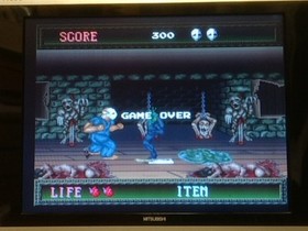 PCE WORKS Ver. SPLATTER HOUSE FM TOWNS / MARTY  Beat 'em up Game, tested-e0221--