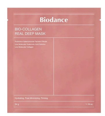 Biodance Bio Collagen Real Deep Mask Facial Sheet Mask Hydrating Firming Pore