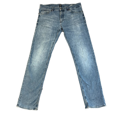 Hugo Boss Herren Jeans W34 L32 Regular Fit Stretch Hellblau Kaschmir Touch Maine